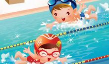 跟教练学游泳作文