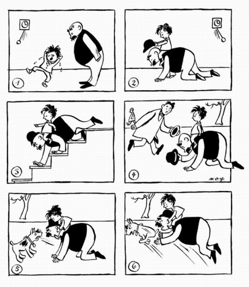 父亲和儿子漫画创作