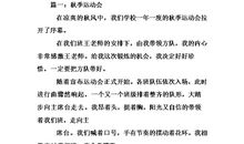 冬季运动会作文