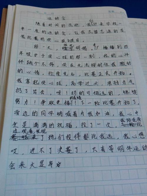 二年级作文运动会