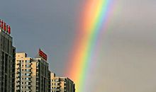 描写雨后彩虹的作文