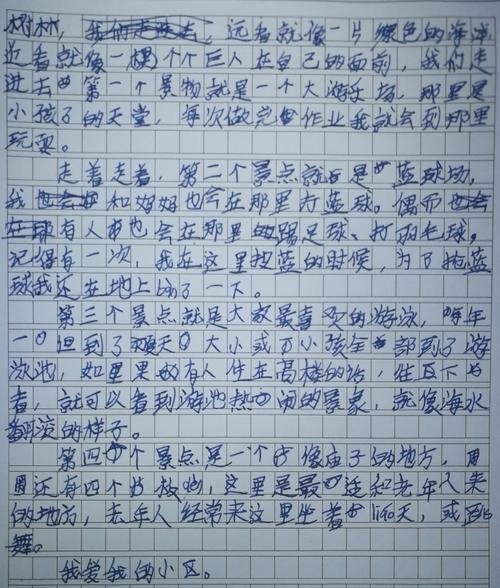 中学组成的风景