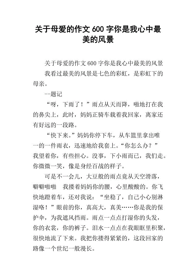 我心中的英雄作文600字