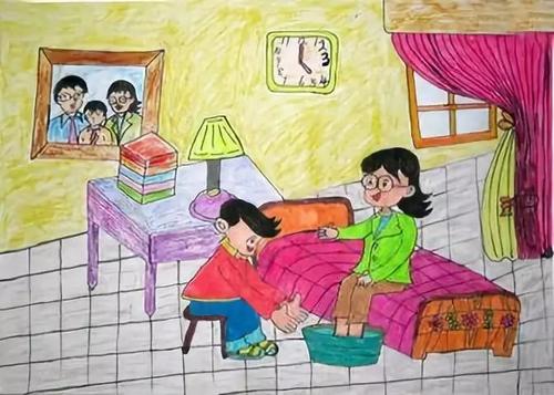 妈妈洗脚成分500字