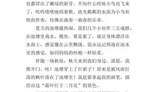 描写风景的作文300字