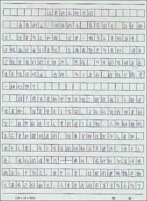 不完整和优美的构图600个单词