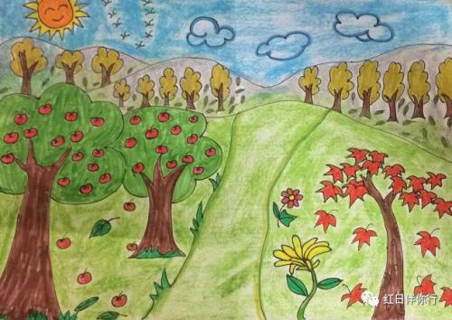 秋天来了一年级作文