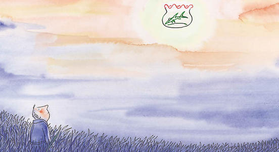 阅读后微笑的鱼