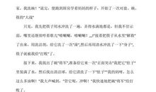 第一次洗碗作文