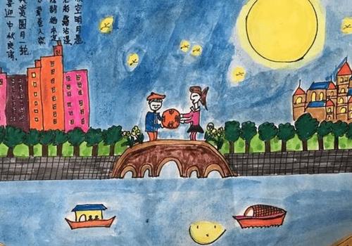 中秋节赏析构图100字