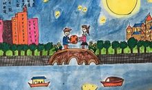 中秋节赏月作文100字