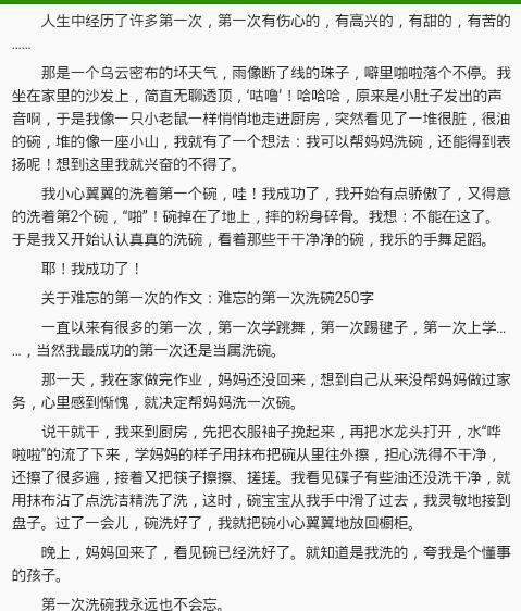 洗碗组合物400字