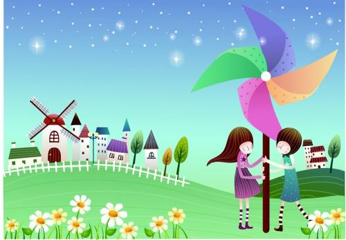 看完风车的故事