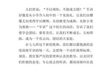 军训感想作文800字