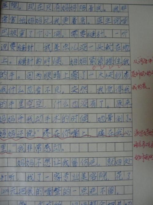 我妈妈三年级作文