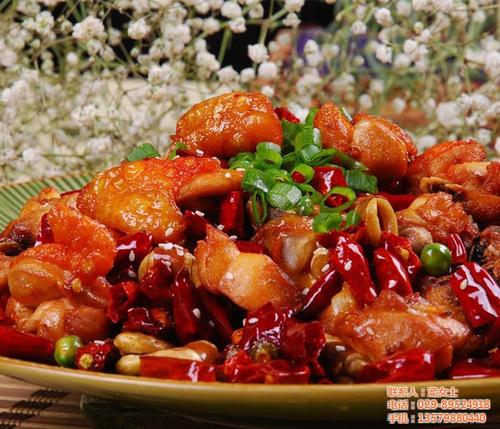 香辣鸡肉组成