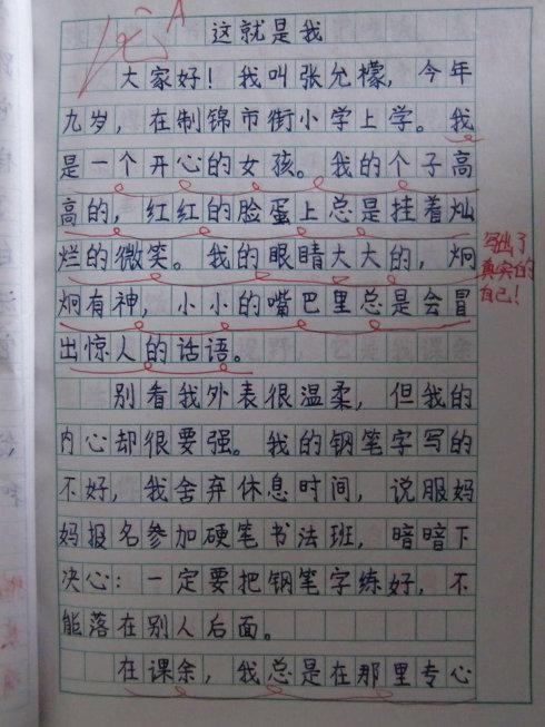 作文这是我300字
