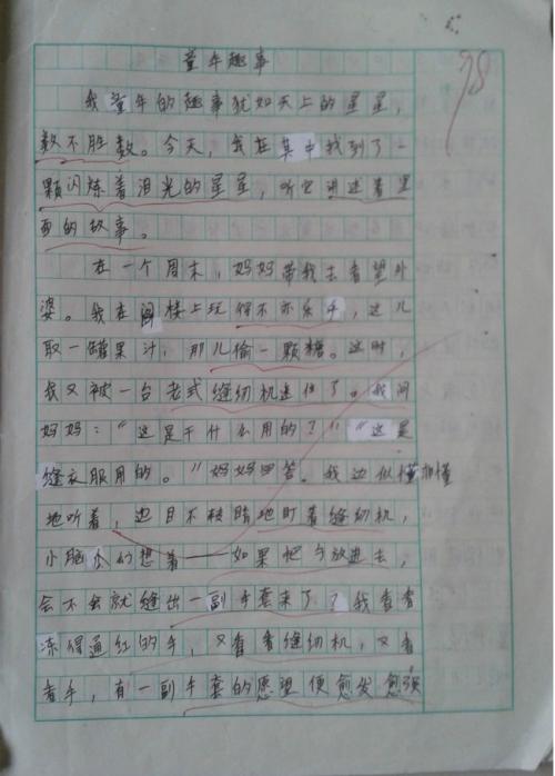 乡村趣味散文350字