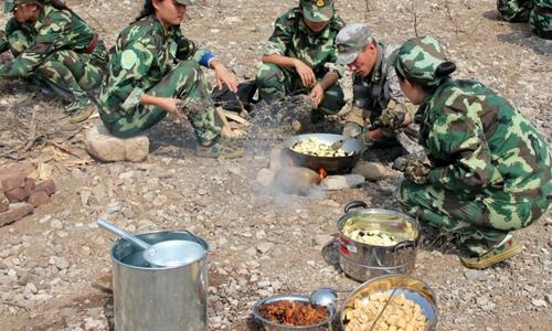 军事训练野餐成分