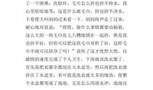 我战胜了困难作文