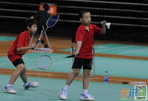 我学会打羽毛球