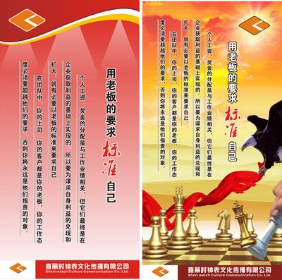 用老板的标准问自己