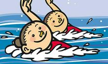 我学会了游泳400字