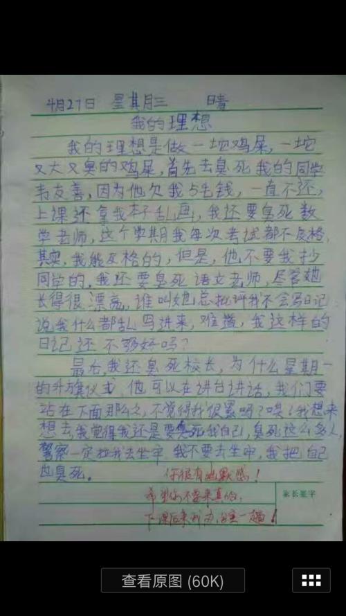 我理想的小学作文