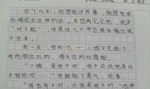 童年生活作文300字