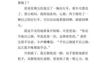 骑车的启示作文