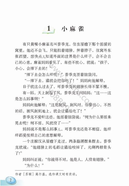 关于麻雀的组成