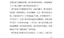 过年的作文400字