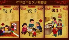 过年包饺子作文400字