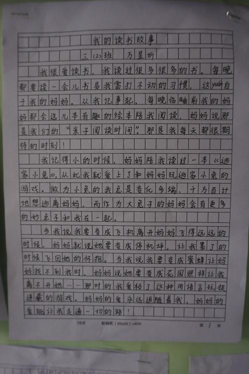 我的故事700句话