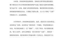 济南的味道读后感