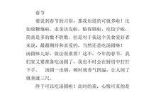 过年了作文600字