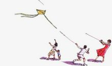 我学会了放风筝