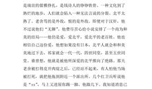 四世同堂读后感500字