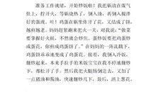 学生习作：第一次做蛋炒饭作文