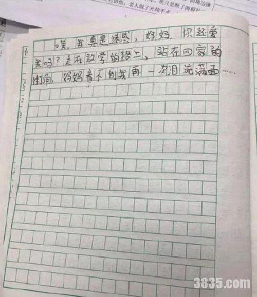 四年级作文妈妈的话