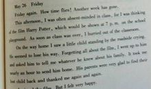 小学英语日记带翻译