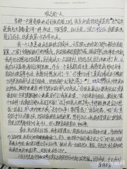 难忘的一天组成