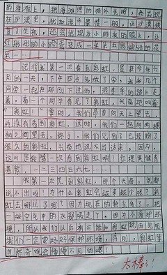 考试后作文200字
