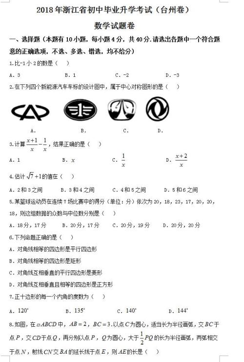 2018浙江台州高中入学考试全场作文：成长之路