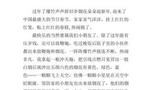 三年级作文过年了