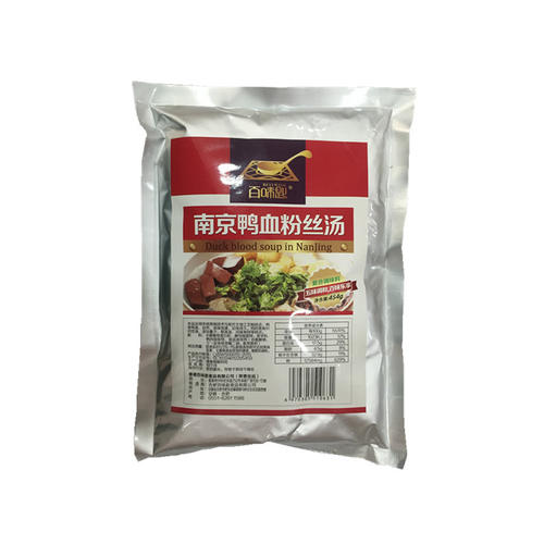鸭血粉丝汤组成