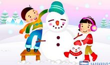 冬天堆雪人作文