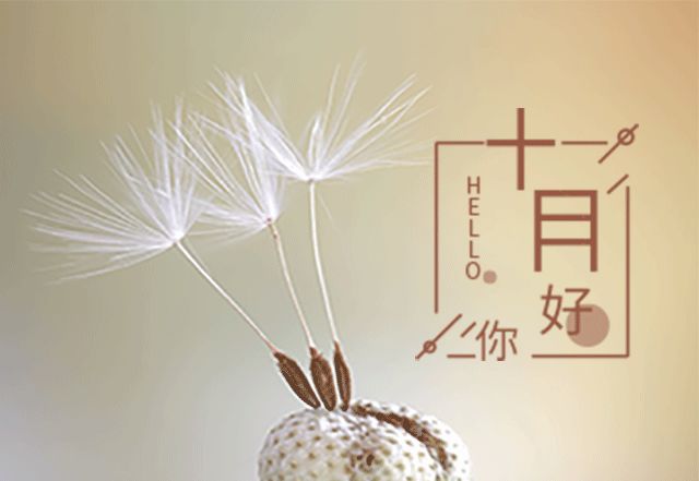 十月你好美丽的句子谈论发送给朋友圈