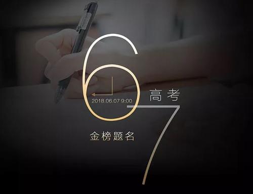 祝我弟弟高考加油