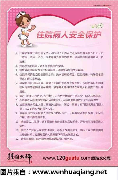 对患者的热情话